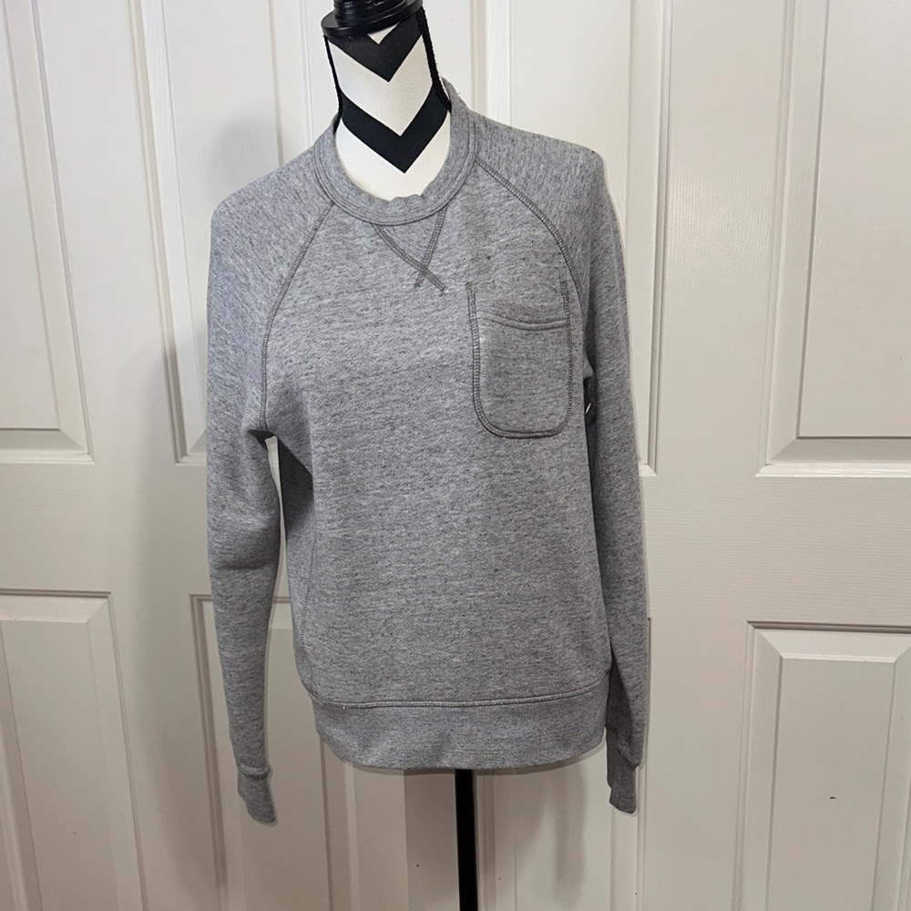 Fieldworth Gray Crewneck Sweatshirt with Pocket